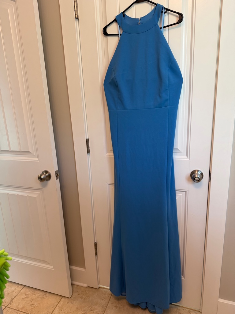 Bhldn- Anthropologie- Blue Formal Dress. 2xl.
